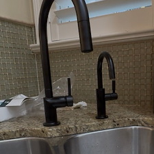 Reverse-Osmosis-Installation-in-Hinsdale-with-New-Faucets 0